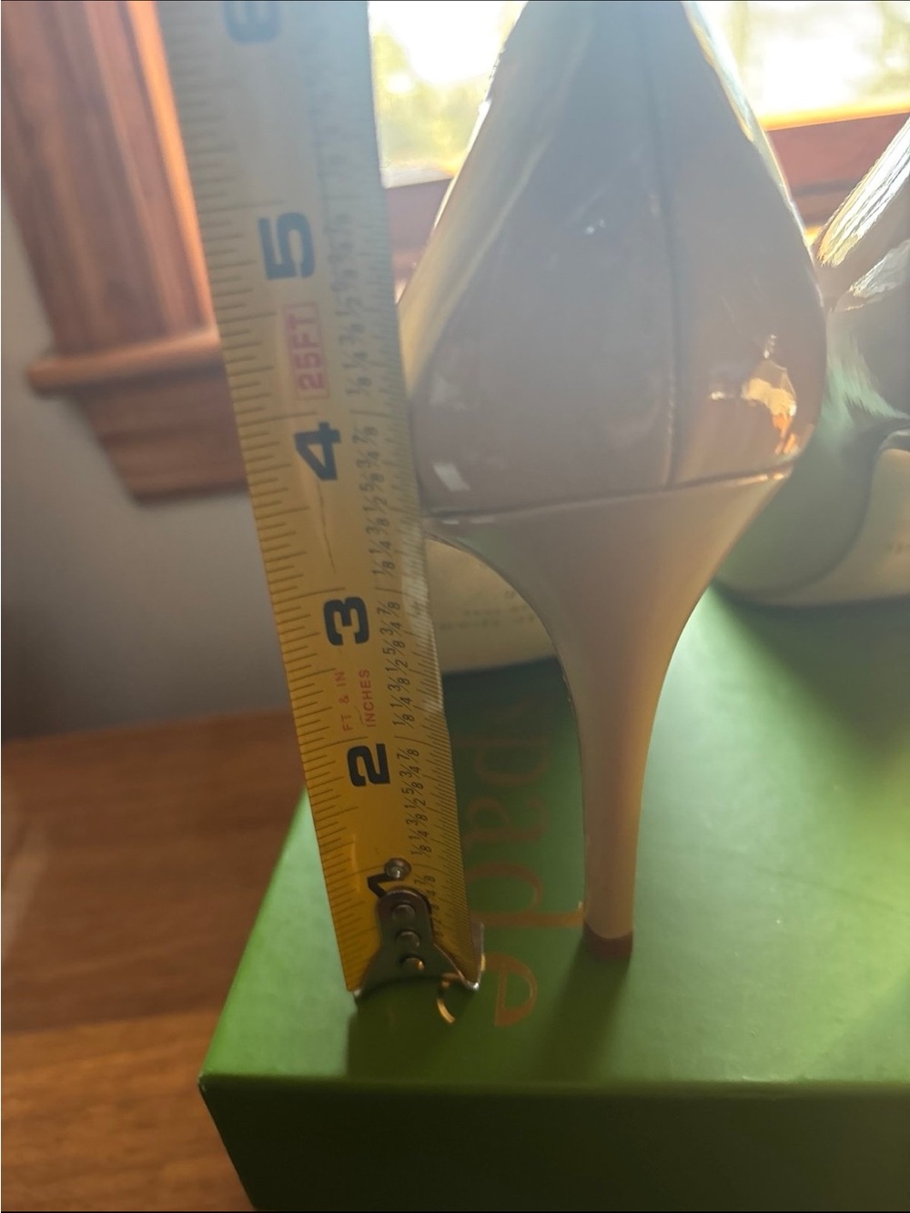 Kate Spade Nude Patent Pointed-Toe Stiletto Pumps NWT - Picture 6 of 7